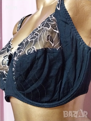  Prima Donna 95 E Черен сутиен с богата бродерия , снимка 10 - Бельо - 52461765