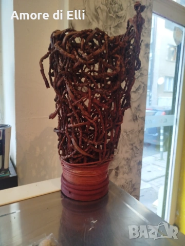 Ръчно изработена  лампа , снимка 2 - Лампи за стена - 53776860