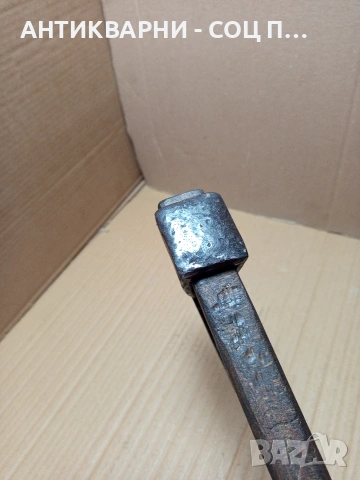 Соц Стара Ръчно Кована Масивна Брадва 1.700кг. НОМЕР 664., снимка 8 - Антикварни и старинни предмети - 53328897