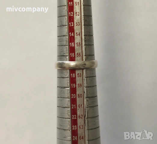 Сребърен пръстен 4.40гр., снимка 5 - Пръстени - 54111601