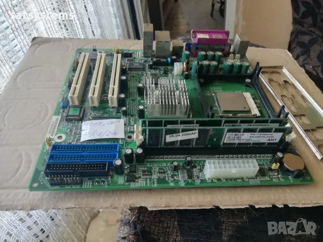 Дънна платка EPoX EP-4GVMI Socket 478 CPU+FAN+RAM, снимка 5 - Дънни платки - 47858566