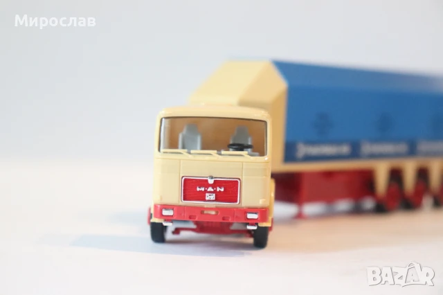 HERPA  1:87 H0 MAN  КАМИОН ТИР ИГРАЧКА МОДЕЛ, снимка 5 - Колекции - 49742859