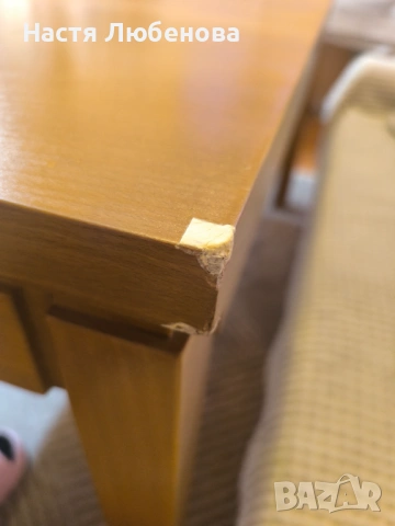 Трапезна маса от масивен дървен материал, снимка 6 - Маси - 54082583