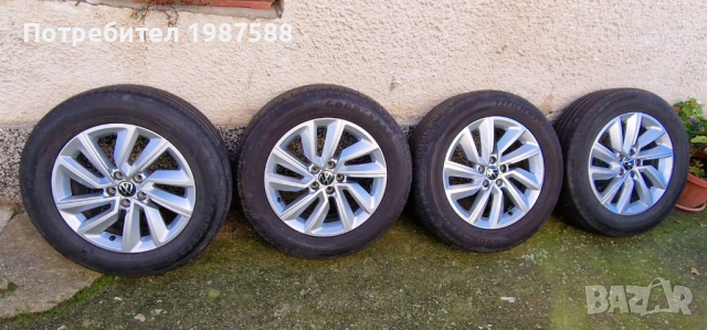 Джанти с  Летни гуми VW AUDI 5×112 r16, снимка 9 - Гуми и джанти - 52615496