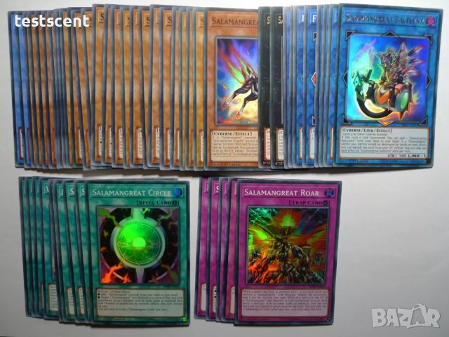 Готово тесте за игра Yu-Gi-Oh! Salamangreat Deck Ready to Play, снимка 4 - Карти за игра - 46726454