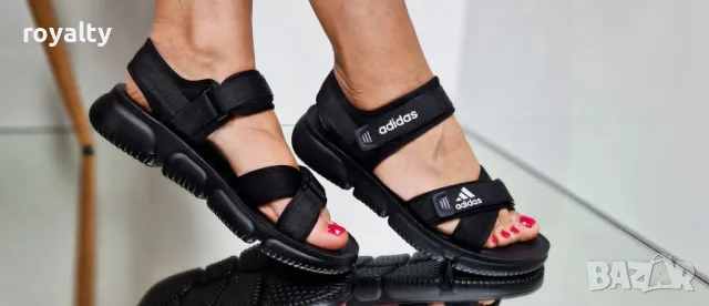 Adidas черни дамски сандали , снимка 3 - Сандали - 50131933