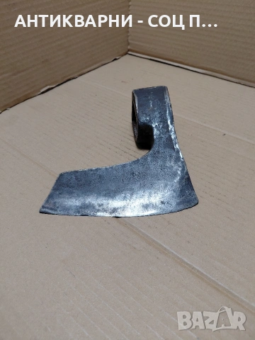 Соц Стара Ръчно Кована Брадва Сърп И Чук 1.300кг. НОМЕР 568., снимка 3 - Антикварни и старинни предмети - 54169068