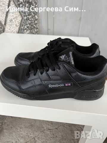 Мъжки черни маратонки reebok 40 номер, снимка 1 - Маратонки - 45764301