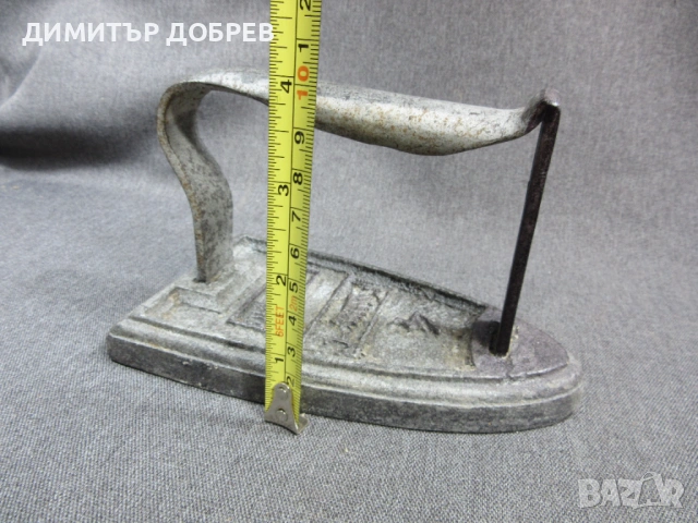 СТАРА РЕТРО АНТИКВАРНА ЧУГУНЕНА ЮТИЯ COMFORT NO 4 , снимка 8 - Антикварни и старинни предмети - 54158798