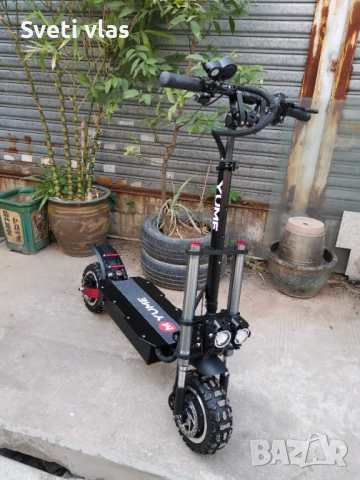 БАРТЕР 85 КМ/Ч  ПРОБЕГ 100КМ ОГРОМНА 6000W Електрическа тротинетка Duotts D88, снимка 3 - Скейтборд, ховърборд, уейвборд - 52398853