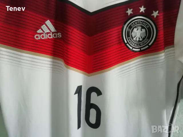 Germany Lahm Adidas 2014 оригинална тениска фланелка Германия Лаам размер М , снимка 3 - Тениски - 49092035