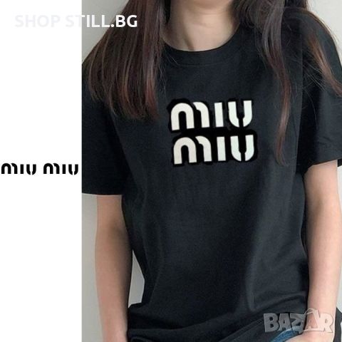 Дамски памучни тениски MIU MIU 
