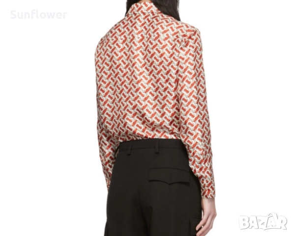ОРИГИНАЛНА копринена риза /блуза BURBERRY от 100% коприна, снимка 2 - Ризи - 51722085