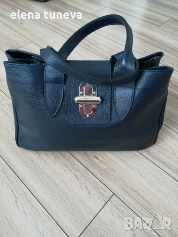 Италианска кожена чанта, снимка 5 - Чанти - 44993257