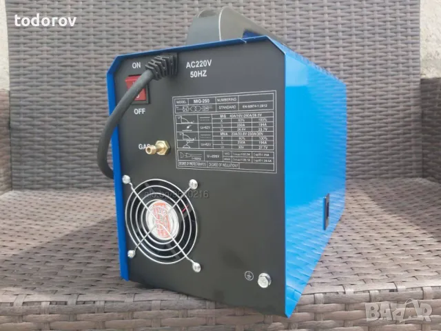 PROFESIONAL MAX 250 Инверторно Електрожен +Телоподаващо MIG 250А - 3м. евро шланг, снимка 11 - Други машини и части - 49941776