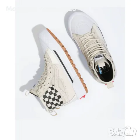 Дамски спортни обувки VANS Checkerboard SK8-HI Gore-Tex MTE 3 Shoes Beige, снимка 3 - Дамски ежедневни обувки - 48596584