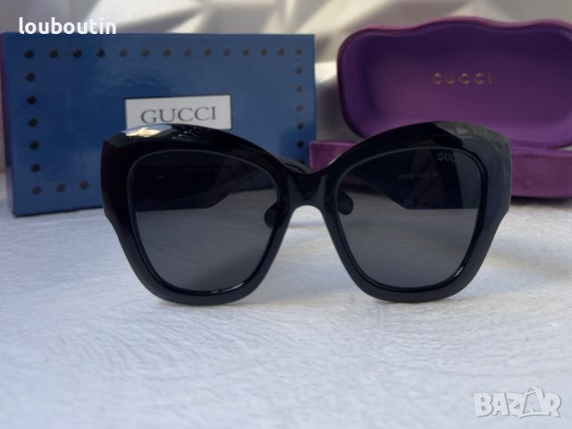 GUCCI GG0808 с лого 1:1 дамски слънчеви очила котка, снимка 5 - Слънчеви и диоптрични очила - 45248805