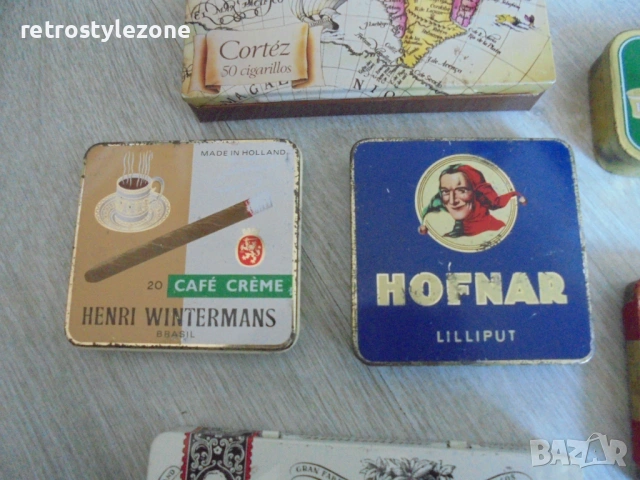 № 8450 Стари ламаринени кутийки – колекционерски / винтидж  , снимка 3 - Други ценни предмети - 53136488