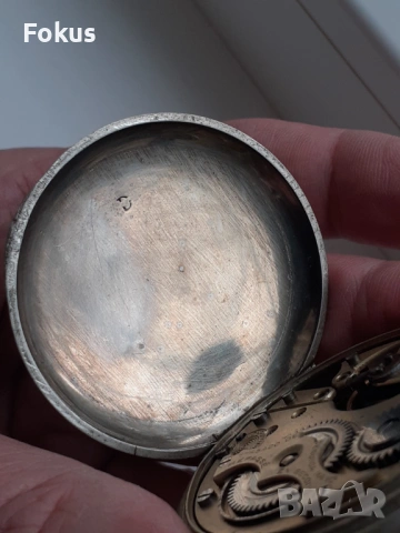 Стар джобен часовник Naval - работещ, снимка 5 - Антикварни и старинни предмети - 54070596