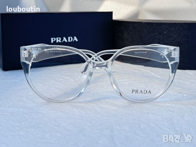 Prada диоптрични рамки очила за компютър,прозрачни слънчеви, снимка 10 - Слънчеви и диоптрични очила - 46516983