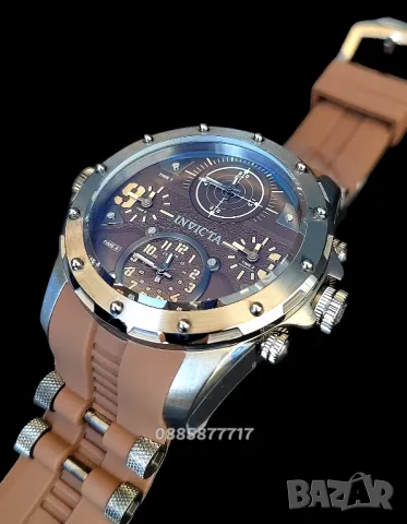 часовник INVICTA Coalition forces Brown 52 mm, НОВ , снимка 8 - Мъжки - 46859769