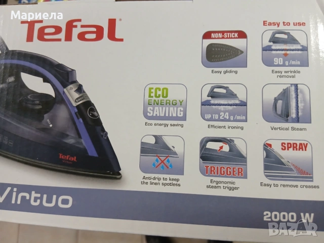 Ютия Tefal 2000W , керамична плоча
