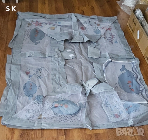 Детска кошара за игра 150х180 см, снимка 3 - Кошарки - 54211405