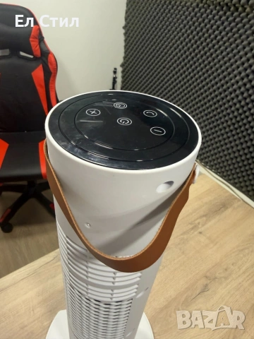 Вентилаторна печка 2-в-1 с керамичен нагревател, осцилация 60°, дистанционно и LED дисплей, снимка 12 - Други - 53586467