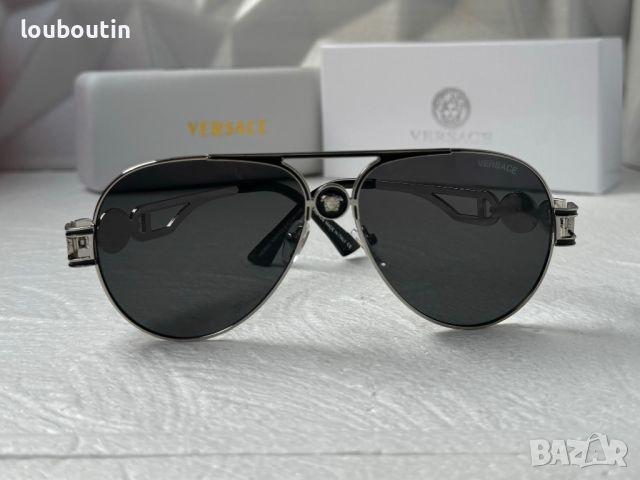 Versace мъжки слънчеви очила авиатор унисекс дамски, снимка 10 - Слънчеви и диоптрични очила - 45608187