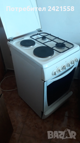 Комбинирана готварска печка газ-ток , снимка 3 - Печки, фурни - 44992007