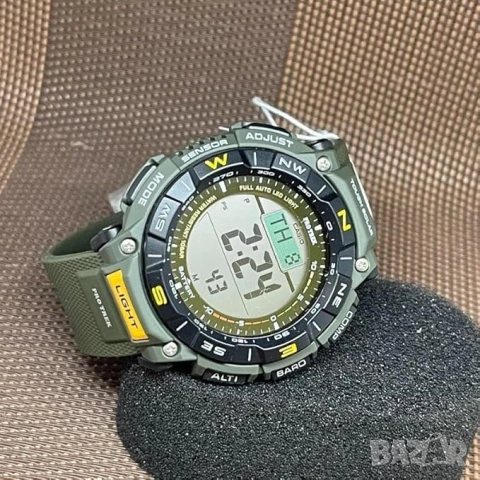 Продавам часовник Casio Pro Trek PRG-340-3ER зелен, снимка 2 - Мъжки - 53267075