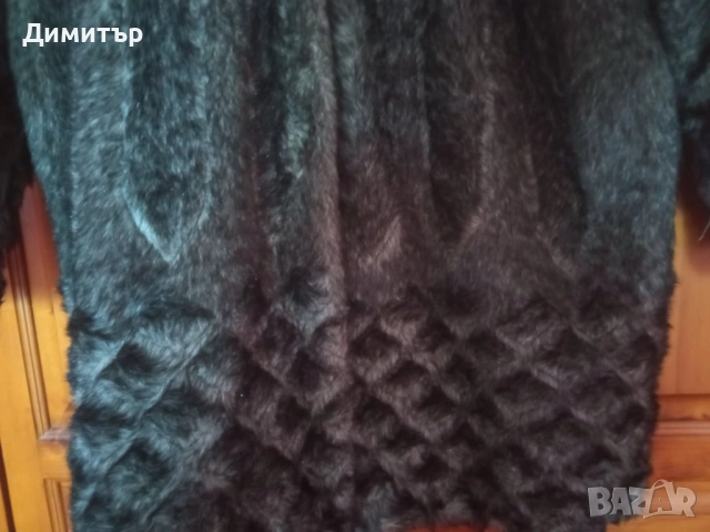 Еко палто ХЛ размер, снимка 5 - Палта, манта - 51999228