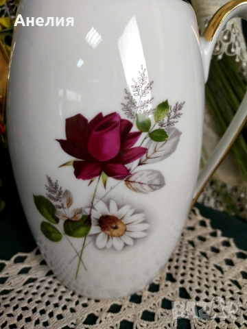 Френски разкош- чайник и каничка, снимка 6 - Чаши - 52562814