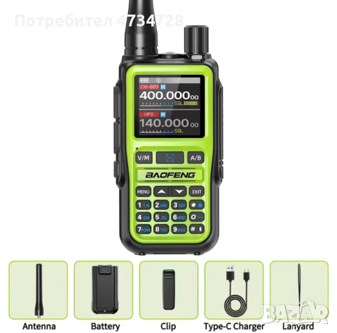 Най-ново**Радиостанция Baofeng 5R MINI APP, снимка 2 - Друга електроника - 53438007