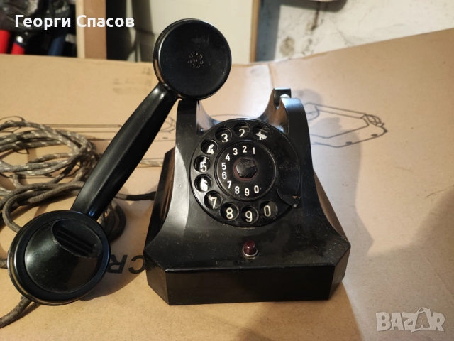 Ретро телефон със шайба , снимка 2 - Други - 52176438