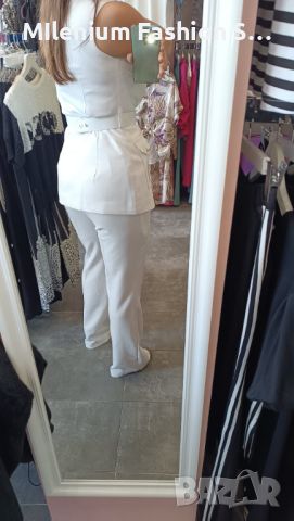 Невероятен дамски сет от елек и панталон, снимка 2 - Костюми - 45929921