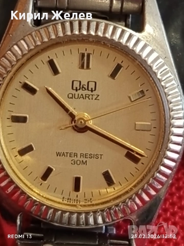 Марков дамски часовник Q/Q QUARTZ JAPAN много красив стилен дизайн 51705, снимка 3 - Дамски - 53591651