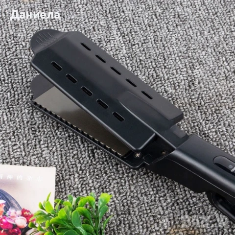 Професионална турмалинова преса за коса с йони ✨, снимка 2 - Преси за коса - 51239502