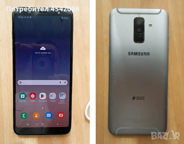 Смартфони Samsung Galaxy A6+, Samsung S5, Sony Xperia X-compact. Мн. добри