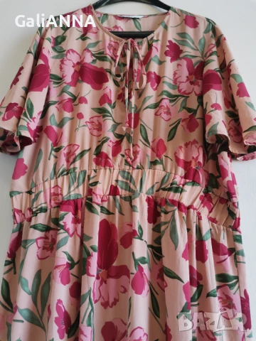 ДЪЛГА СТРАХОТНА ЕФИРНА РОКЛЯ ELLOS XL, снимка 5 - Рокли - 50926326