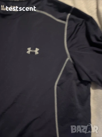 Оригинална Under Armour спортна/фитнес тениска – мъжка XL (Fitted), снимка 2 - Тениски - 53954584