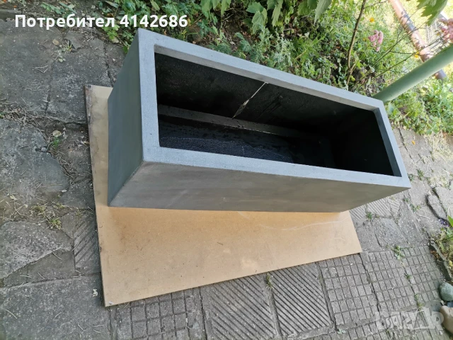 Дизайнерска саксия JUMBO JORT сива, снимка 3 - Саксии и кашпи - 50806750