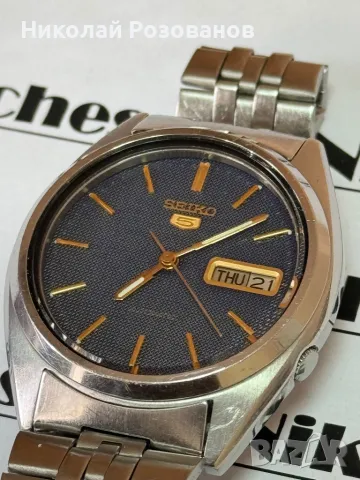 Seiko 5 Automatic 21J, снимка 4 - Мъжки - 48048719