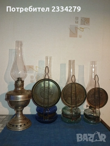 Стари газени лампи и бензинов примус ,,ВАТ" G.D.R. 60-те години., снимка 2 - Антикварни и старинни предмети - 54112383