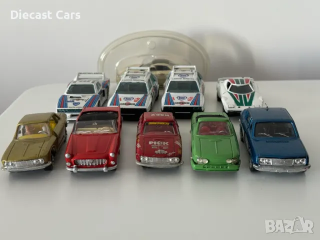 Lancia Delta, Stratos, Beta Montecarlo Fulvia 1:43 Bburago, Solido Polistil , снимка 1 - Колекции - 46840484