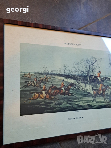 картина на ловна сцена 32/4, снимка 7 - Картини - 53159698