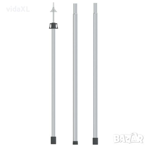 vidaXL Телескопичен прът за брезент с дължина 102-260 см алуминий, снимка 1 - Други стоки за дома - 46293626