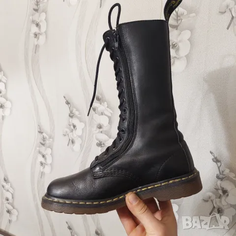 кожени ботуши DR MARTENS 3733 Leather 14-Eyelet 2 zip номер 39, снимка 16 - Дамски ботуши - 43300752