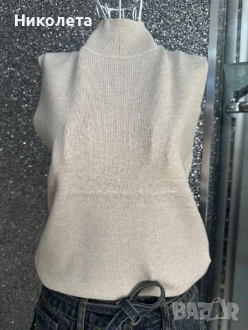 Блуза фино плетиво , снимка 2 - Блузи с дълъг ръкав и пуловери - 51605733