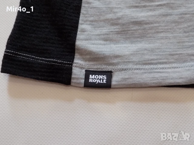 тениска mons royale merino wool потник блуза фанела худи дамска оригинал планина туризъм спортна L, снимка 4 - Тениски - 50748946